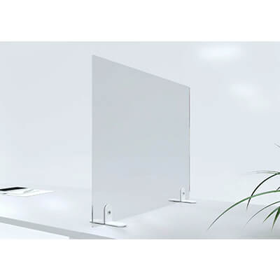 Mampara protección frontal metacrilato 110x60cm