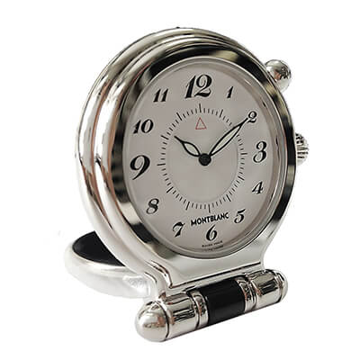 Reloj despertador plaque platino