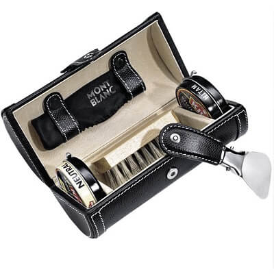 Set limpiazapatos viaje