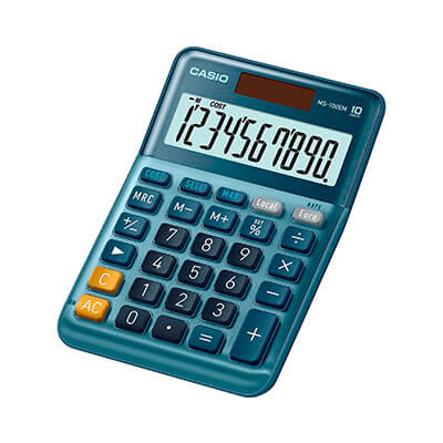 Calculadora Casio MS-100EM euro 10 dígits