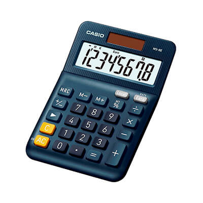 Calculadora Casio de escritorio 8 dígitos MS-8E