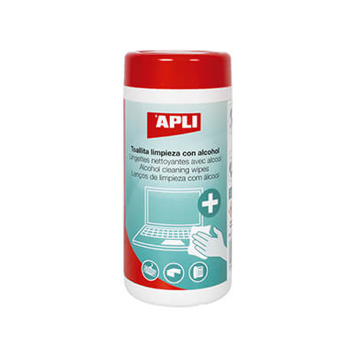 Tovalloletes humides multiús amb alcohol (100u)