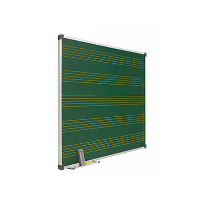 Pissarra amb pentagrames 120 x 200 x 2,2 cm