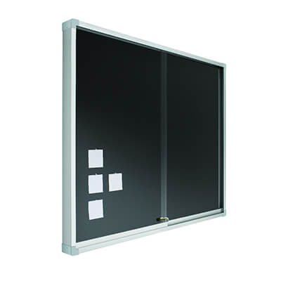 Vitrina anuncios 100x150cm negra