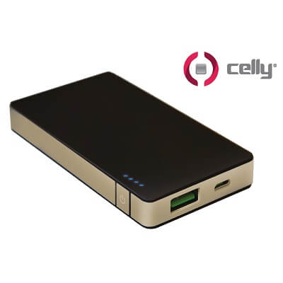 Cargador power bank Celly 10.000 mAh