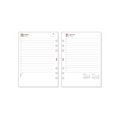 Recanvi agenda Open 1000 D/P Català