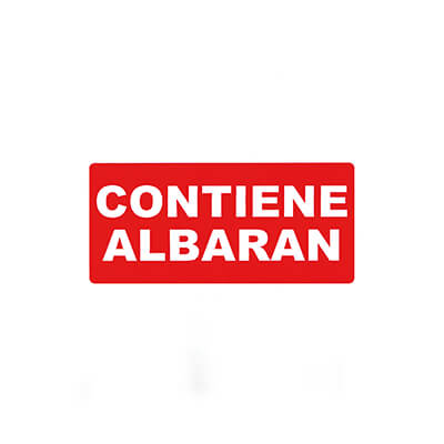 Rotlle etiquetes Apli contiene albarán