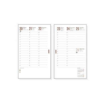 Recambio agenda Open 400 S/V Catalán