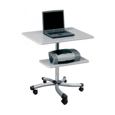 Mesa ordenador 2 bandejas regulables