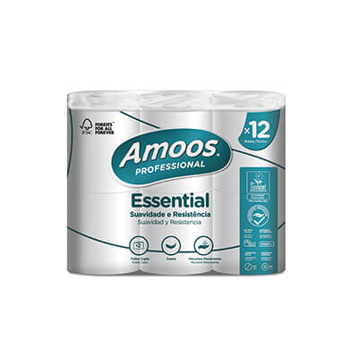 Papel higiénico Amoos Essential 134 servicios