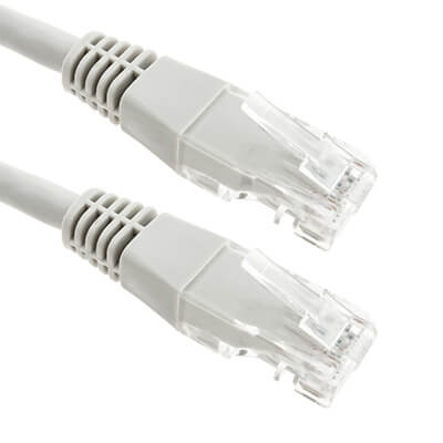 Cable red ethernet LAN UTP RJ45 de Cat 6 gris d
