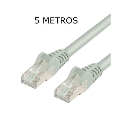 Cable de red RJ-45 5 metres cat. 6ftp