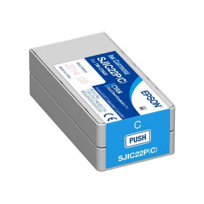 Cartucho Epson tm c3500 sjic22p cian