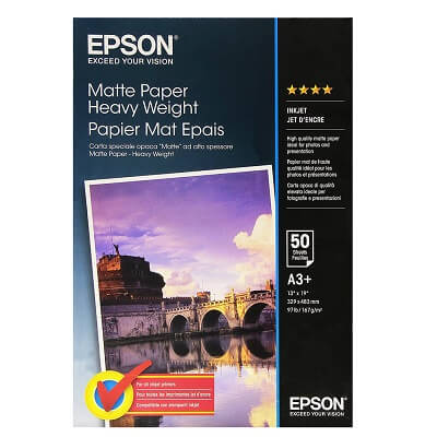 Epson matte paper alt gramatge A3 50 fulls