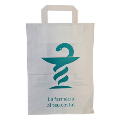 Bolsa con asa plana grande 24x14x33 250u.