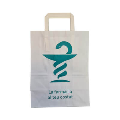 Bolsa con asa plana pequeña 18x10x23 250u.