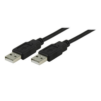 Cable USB 2.0 A-A 3m mascle/mascle
