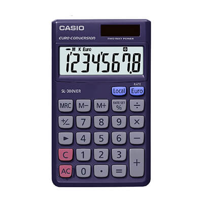 Calculadora de butxaca Casio SL-300VER