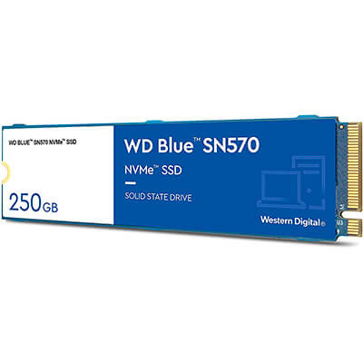 Disco SSD Western Digital WD Blue SN570 250GB/ M.2