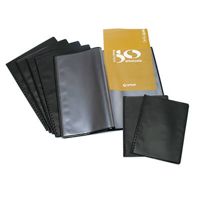 Carpeta 40 fundes flexible Foli negre