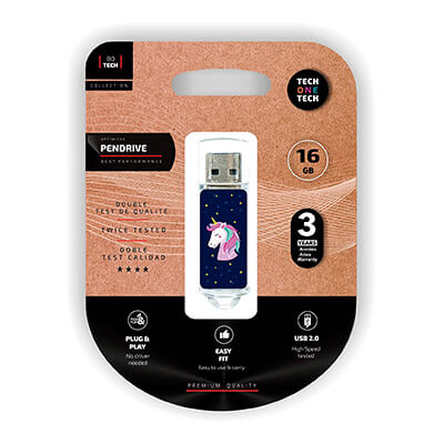 Pendrive 32GB Tech One Tech Unicorn USB 2.0