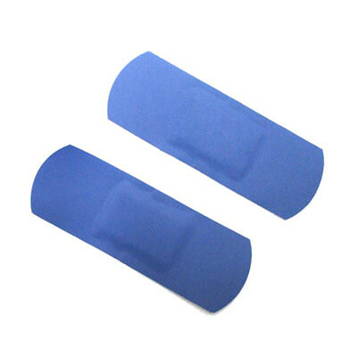 Paquet 100 tiretes detectables 25x75 mm