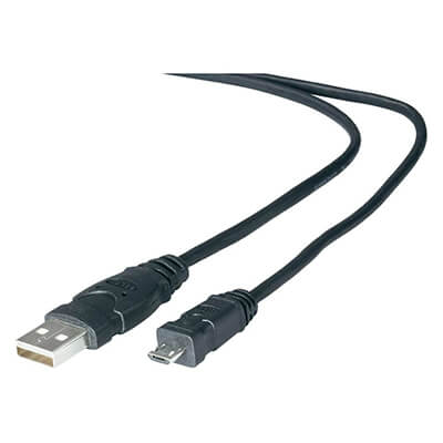 Cable USB 2.0 macho a micro USB macho b 2 metro