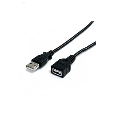 Cable USB 2.0 A-A 3m mascle/fem