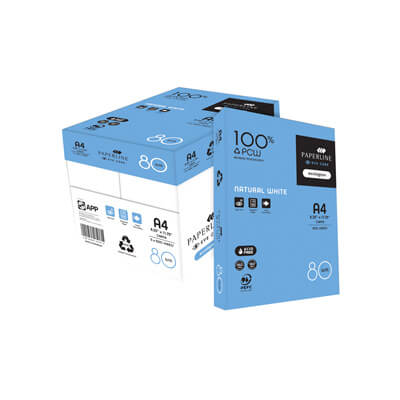 Caja papel reciclado Paperline Eyecare 2500h A4 80