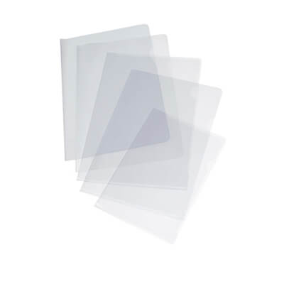 Dosier uñero Folio PVC 180 micras rojo