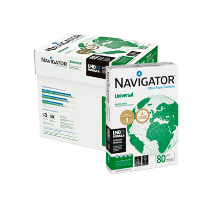 Caja papel Navigator A3 80g 2500 hojas*