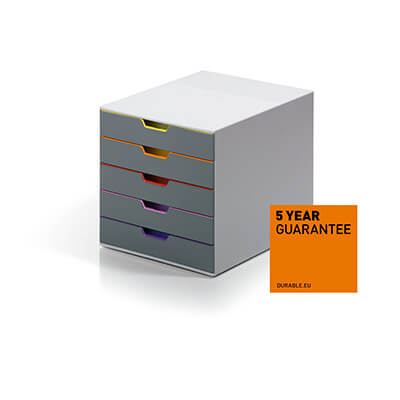 Cajonera de sobremesa Durable VARICOLOR® 5 cajones