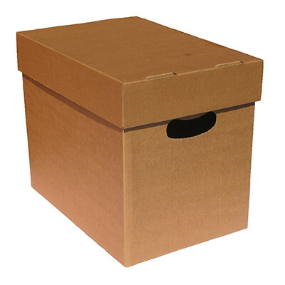 Caja embalaje Folio 395x285x215 con tapa (10u)