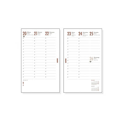 Recanvi agenda Open 4000 S/V Català