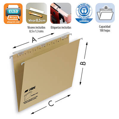 Carpeta penjant A4 Tiki-1